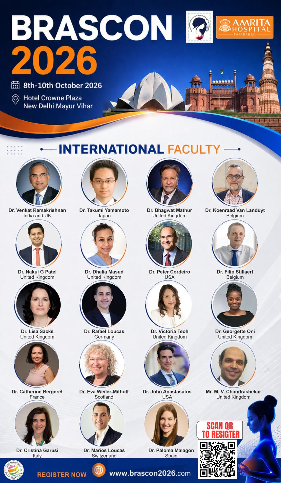 BRASCON 2026 International Faculty